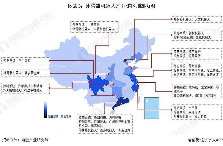 KAIYUN【干货】2023年中国外骨骼机器人行业产业链现状及市场竞争格局分析 企业主要分布在华东沿海地区(图3) KAIYUN【干货】2023年中国外骨骼机器人行业产业链现状及市场竞争格局分析 企业主要分布在华东沿海地区(图3)